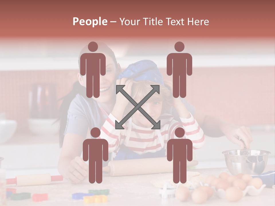 Mother Having Fun With Her Child PowerPoint Template