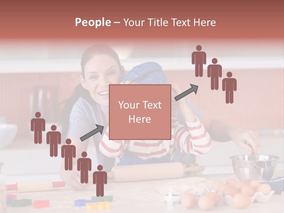 Mother Having Fun With Her Child PowerPoint Template