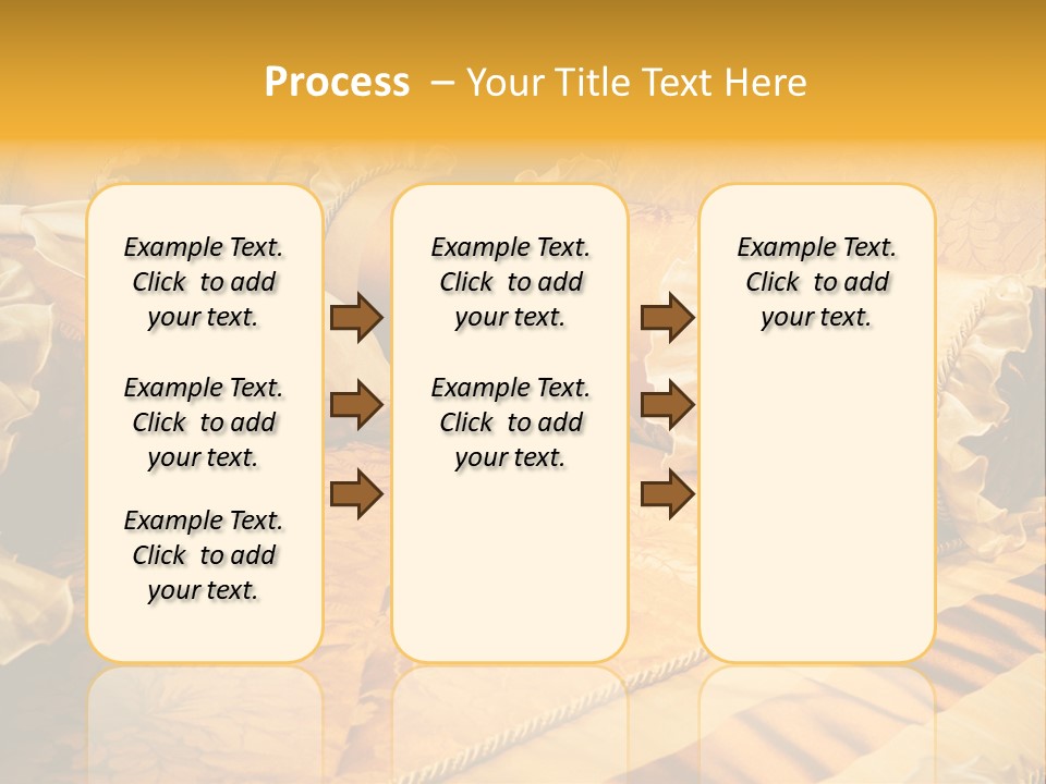 Beautiful Orange Pillows On The Beds Of Modern PowerPoint Template