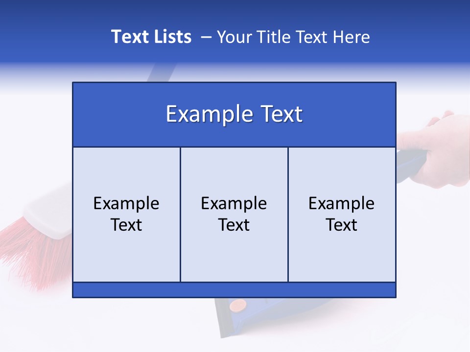 Money Sweeps Up In A Dustpan On White Background PowerPoint Template