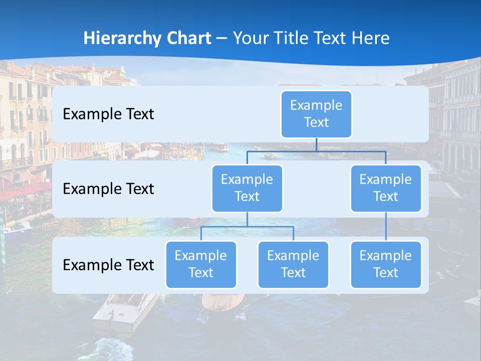 View Of Famous Grand Canal From Rialto Bridge, Venice PowerPoint Template