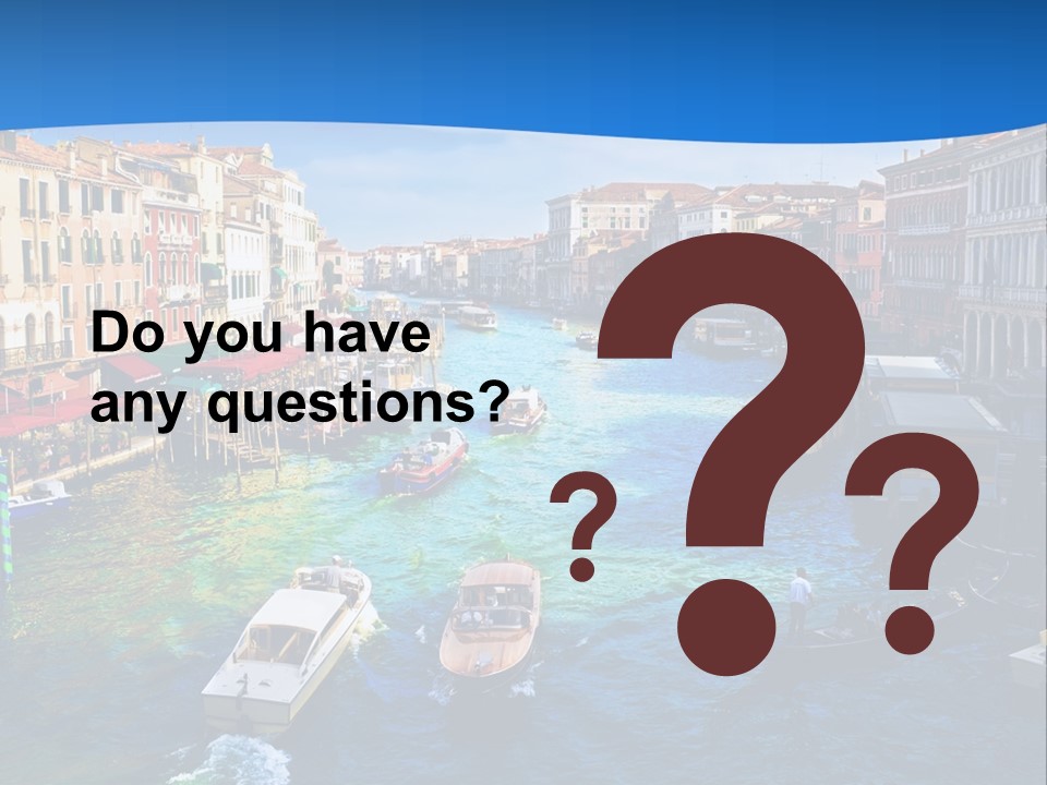 View Of Famous Grand Canal From Rialto Bridge, Venice PowerPoint Template