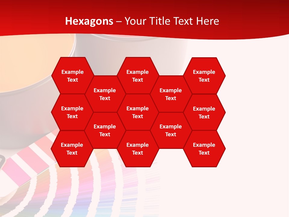 Printing Press Inks, Cyan, Magenta, Yellow PowerPoint Template