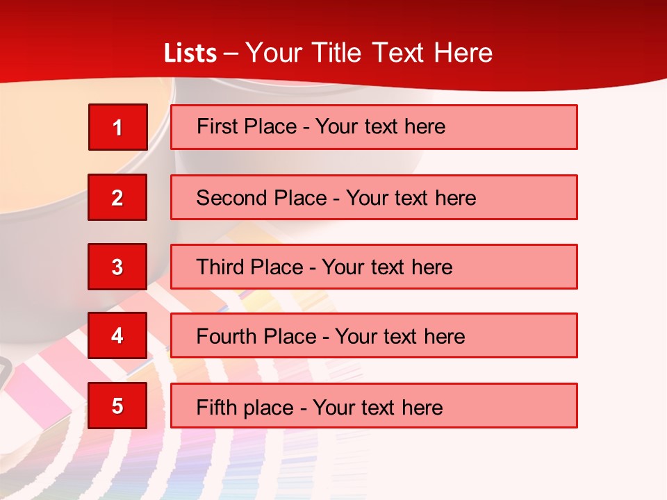 Printing Press Inks, Cyan, Magenta, Yellow PowerPoint Template