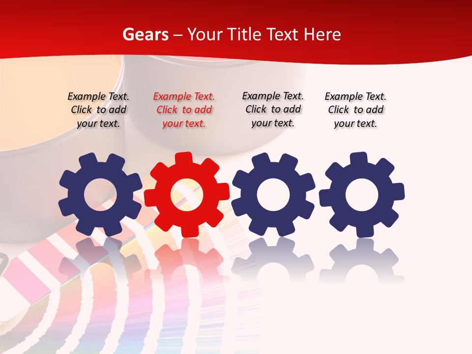 Printing Press Inks, Cyan, Magenta, Yellow PowerPoint Template