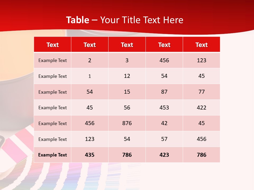 Printing Press Inks, Cyan, Magenta, Yellow PowerPoint Template