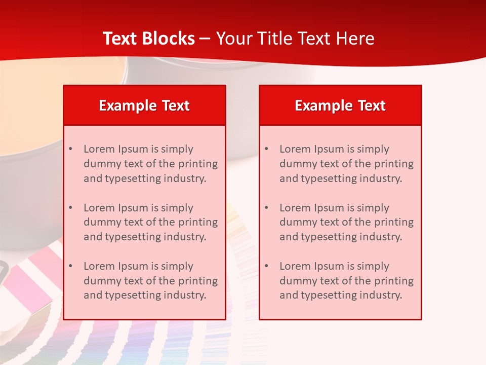 Printing Press Inks, Cyan, Magenta, Yellow PowerPoint Template