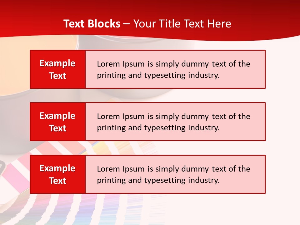 Printing Press Inks, Cyan, Magenta, Yellow PowerPoint Template