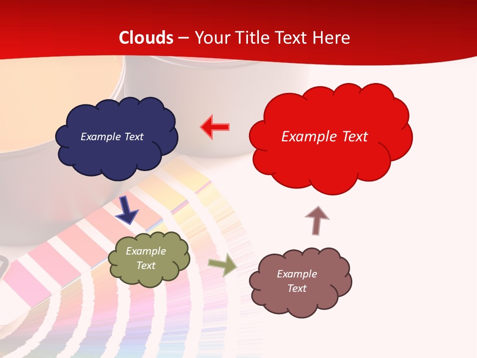 Printing Press Inks, Cyan, Magenta, Yellow PowerPoint Template