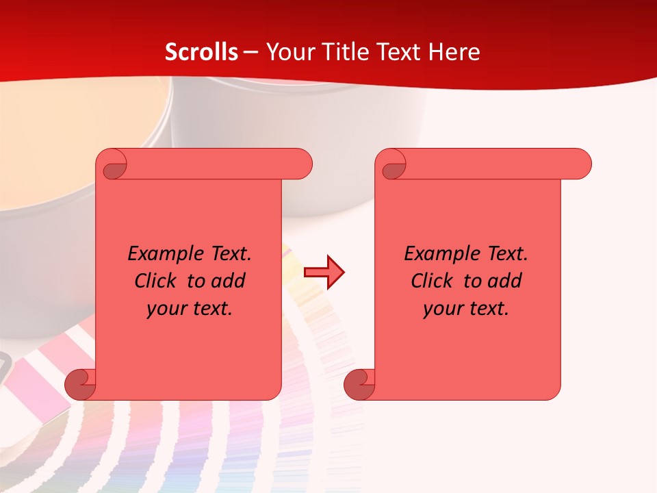 Printing Press Inks, Cyan, Magenta, Yellow PowerPoint Template