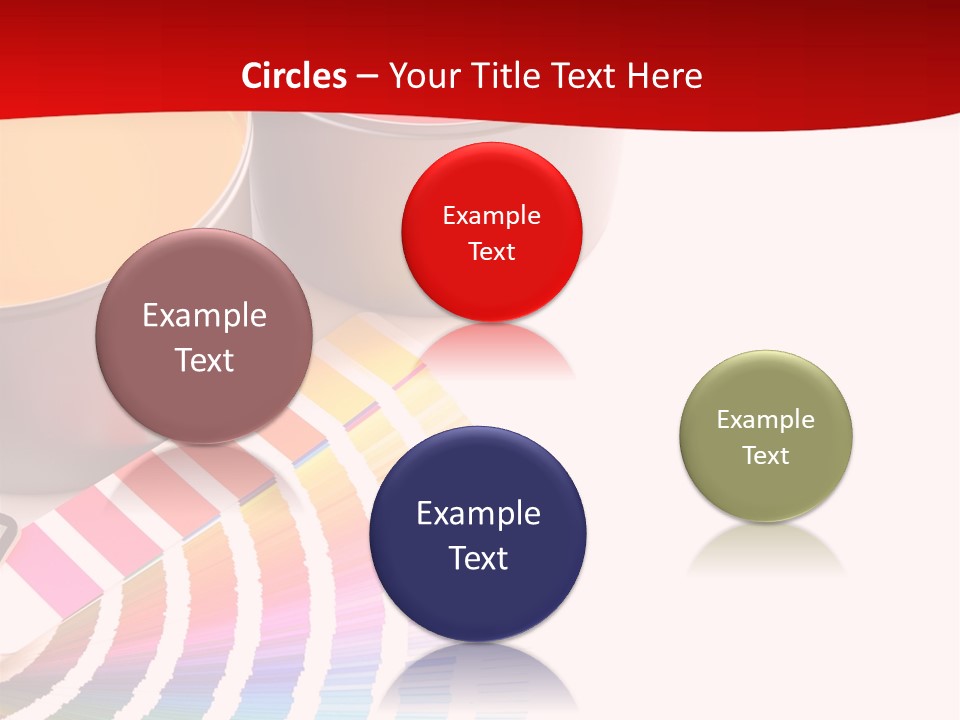 Printing Press Inks, Cyan, Magenta, Yellow PowerPoint Template