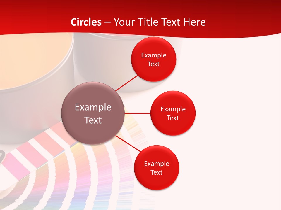 Printing Press Inks, Cyan, Magenta, Yellow PowerPoint Template