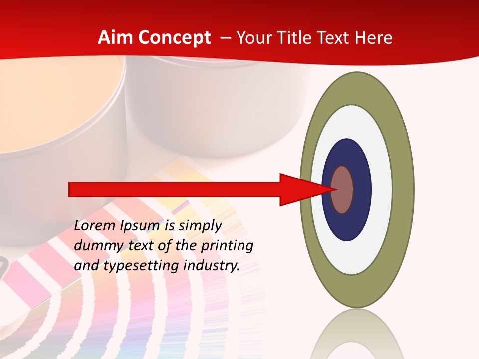 Printing Press Inks, Cyan, Magenta, Yellow PowerPoint Template