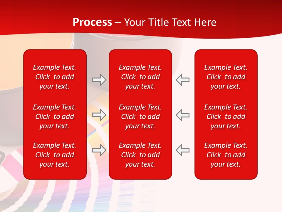 Printing Press Inks, Cyan, Magenta, Yellow PowerPoint Template