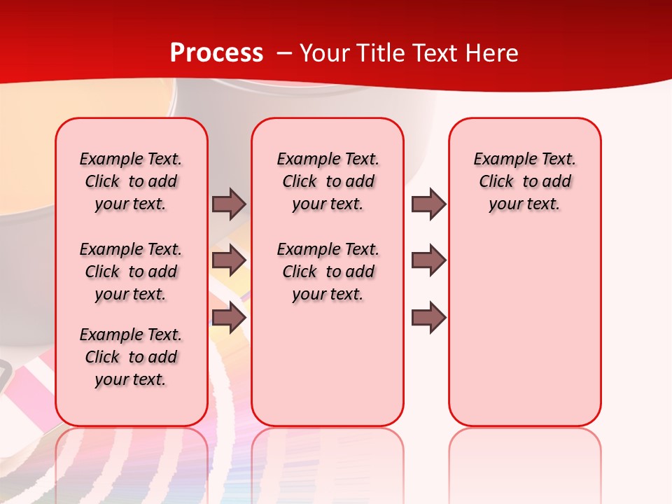 Printing Press Inks, Cyan, Magenta, Yellow PowerPoint Template