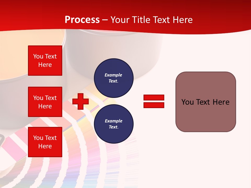 Printing Press Inks, Cyan, Magenta, Yellow PowerPoint Template