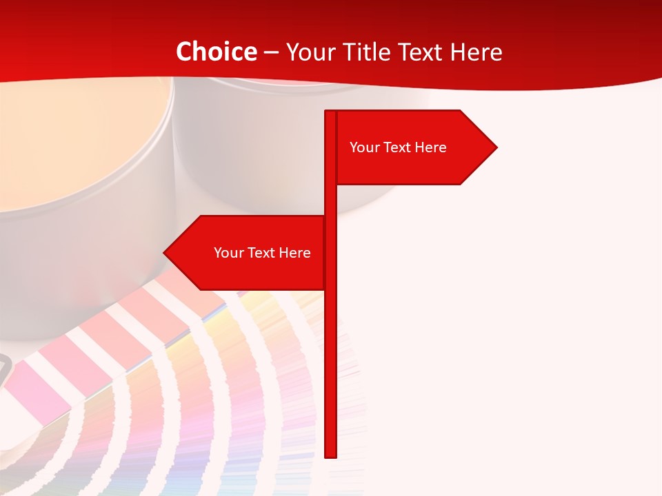 Printing Press Inks, Cyan, Magenta, Yellow PowerPoint Template
