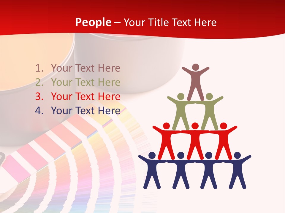 Printing Press Inks, Cyan, Magenta, Yellow PowerPoint Template