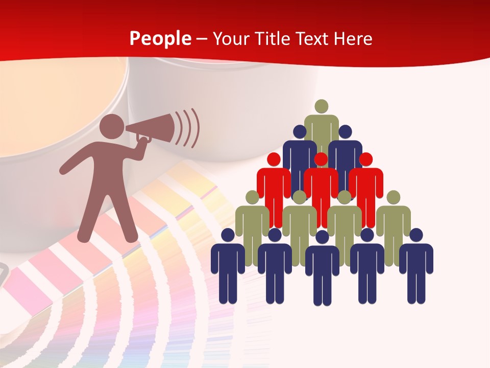 Printing Press Inks, Cyan, Magenta, Yellow PowerPoint Template