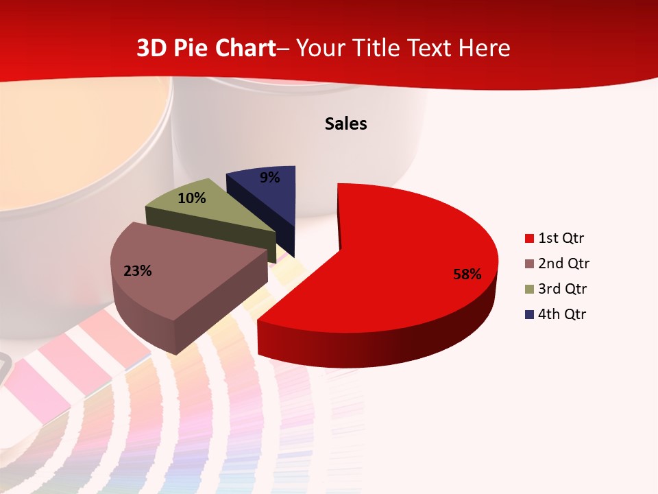 Printing Press Inks, Cyan, Magenta, Yellow PowerPoint Template