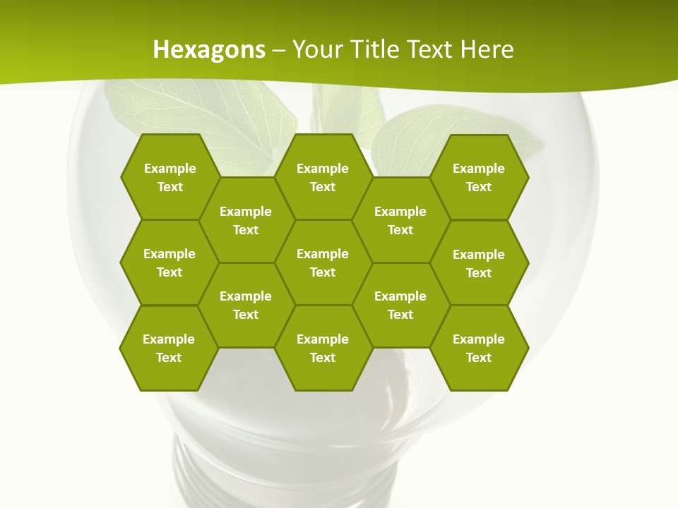 Light Bulb: Power And Nature PowerPoint Template