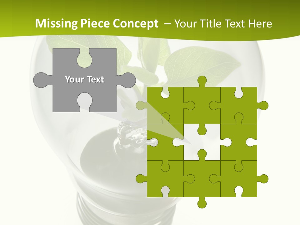 Light Bulb: Power And Nature PowerPoint Template