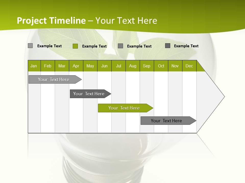 Light Bulb: Power And Nature PowerPoint Template