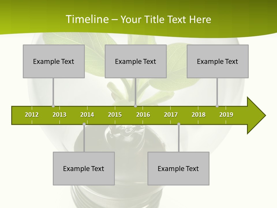 Light Bulb: Power And Nature PowerPoint Template