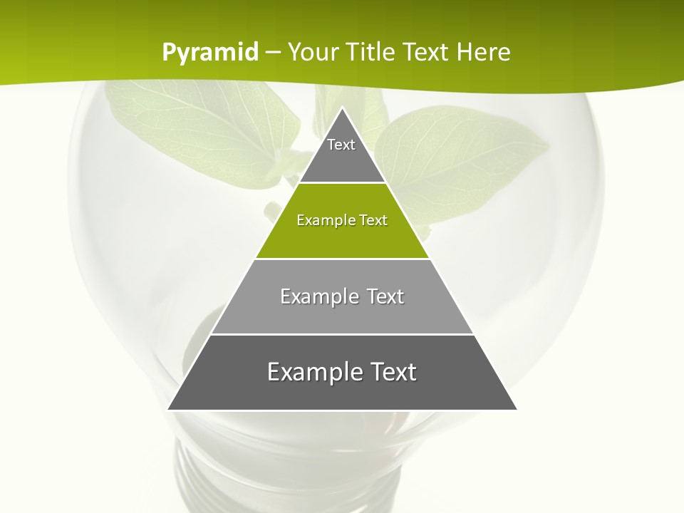 Light Bulb: Power And Nature PowerPoint Template