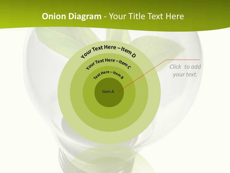 Light Bulb: Power And Nature PowerPoint Template