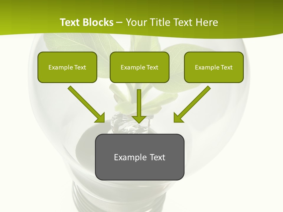 Light Bulb: Power And Nature PowerPoint Template