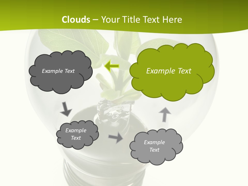 Light Bulb: Power And Nature PowerPoint Template