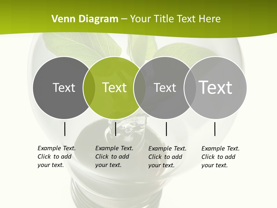 Light Bulb: Power And Nature PowerPoint Template