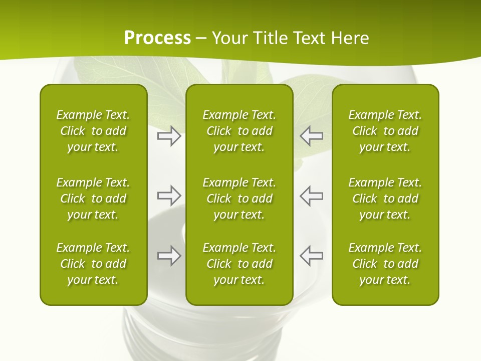 Light Bulb: Power And Nature PowerPoint Template