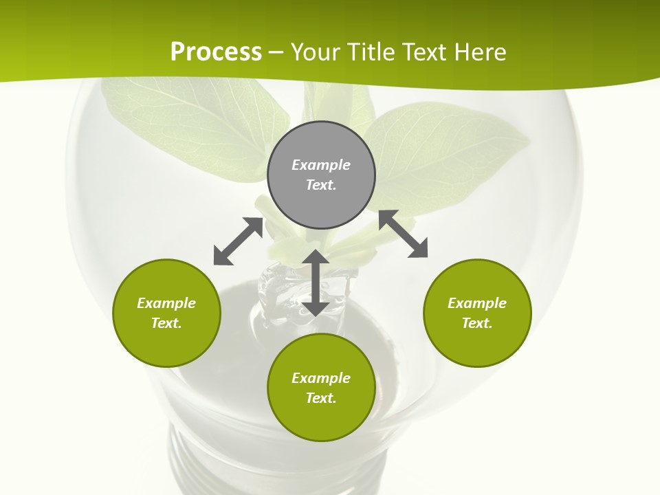Light Bulb: Power And Nature PowerPoint Template
