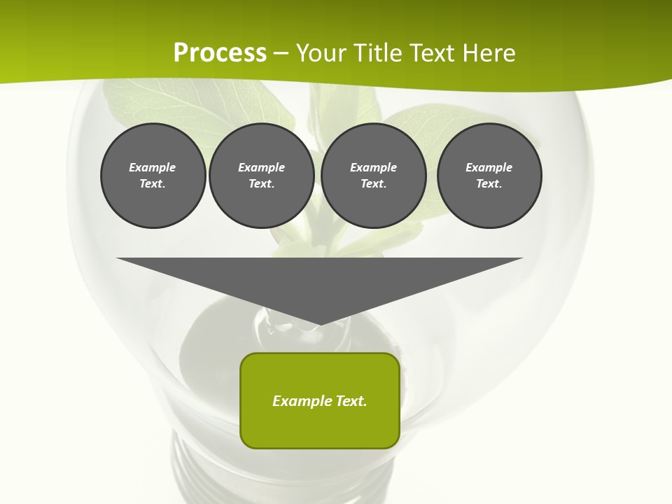 Light Bulb: Power And Nature PowerPoint Template