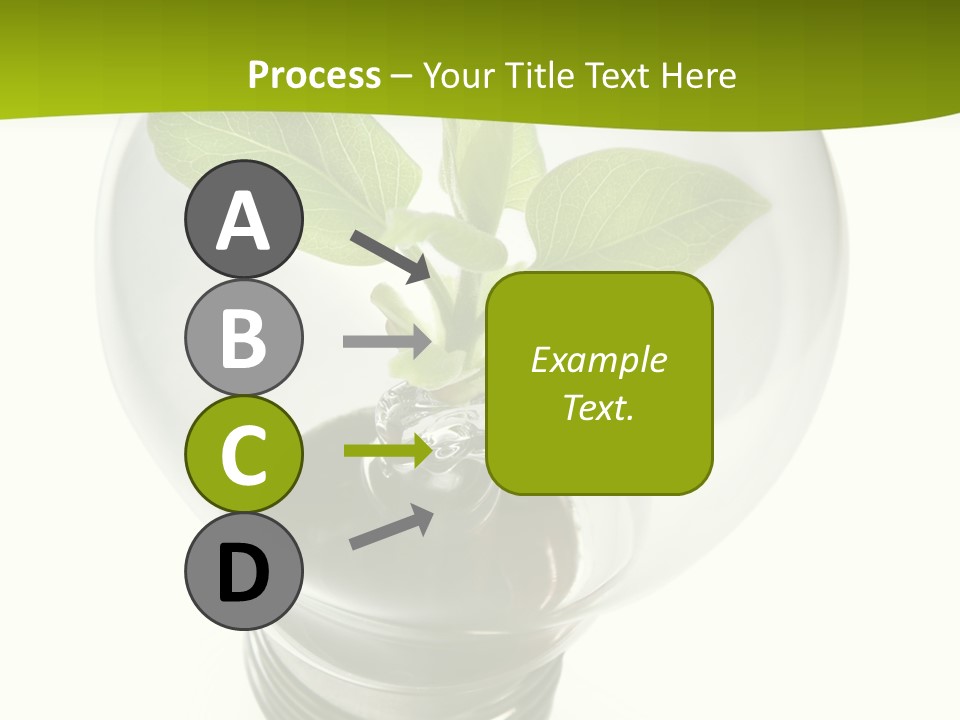 Light Bulb: Power And Nature PowerPoint Template