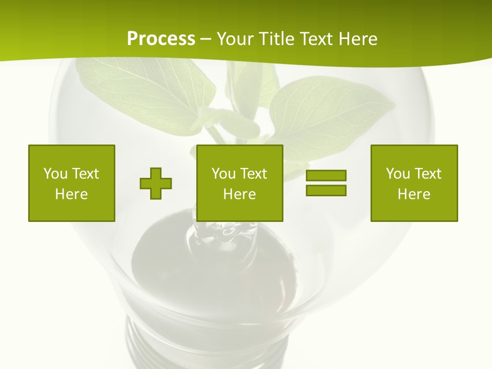 Light Bulb: Power And Nature PowerPoint Template