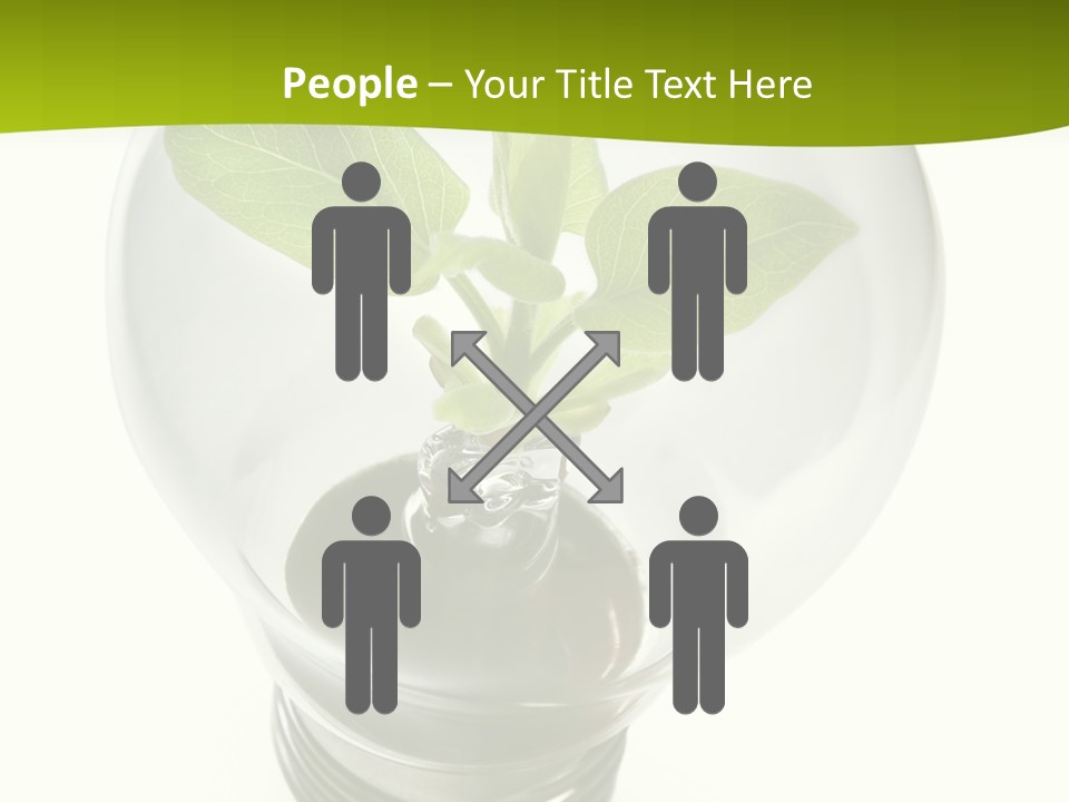 Light Bulb: Power And Nature PowerPoint Template