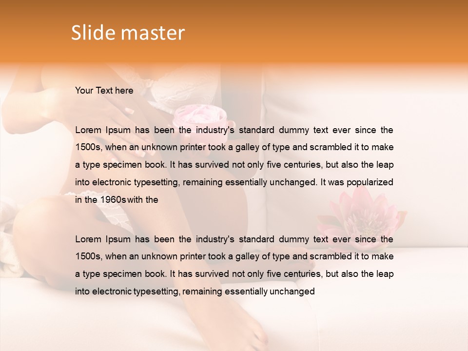 Body Care - Body Creme Application - Health And Beauty. Skin Care, Beauty Treatment PowerPoint Template