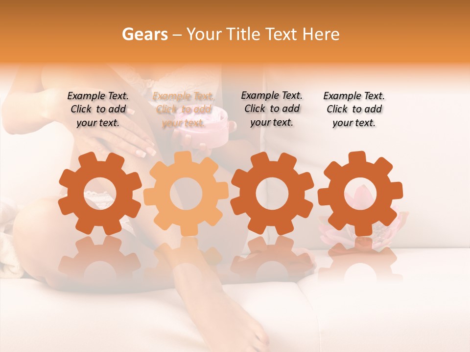 Body Care - Body Creme Application - Health And Beauty. Skin Care, Beauty Treatment PowerPoint Template