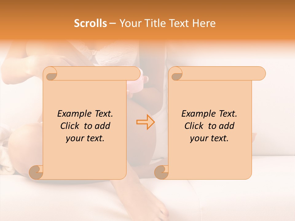 Body Care - Body Creme Application - Health And Beauty. Skin Care, Beauty Treatment PowerPoint Template