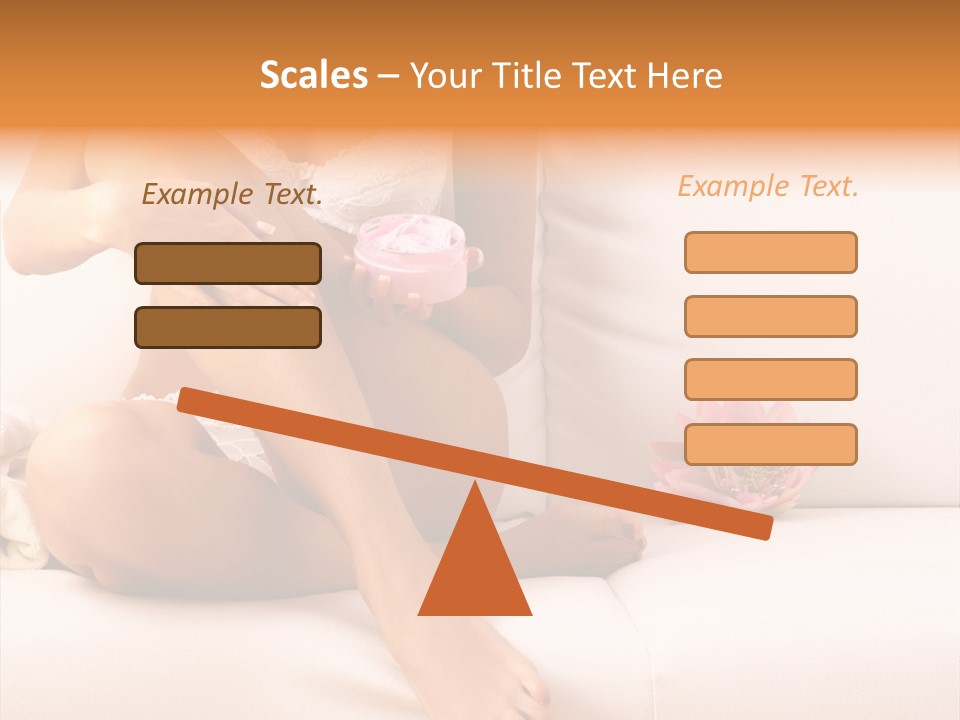 Body Care - Body Creme Application - Health And Beauty. Skin Care, Beauty Treatment PowerPoint Template