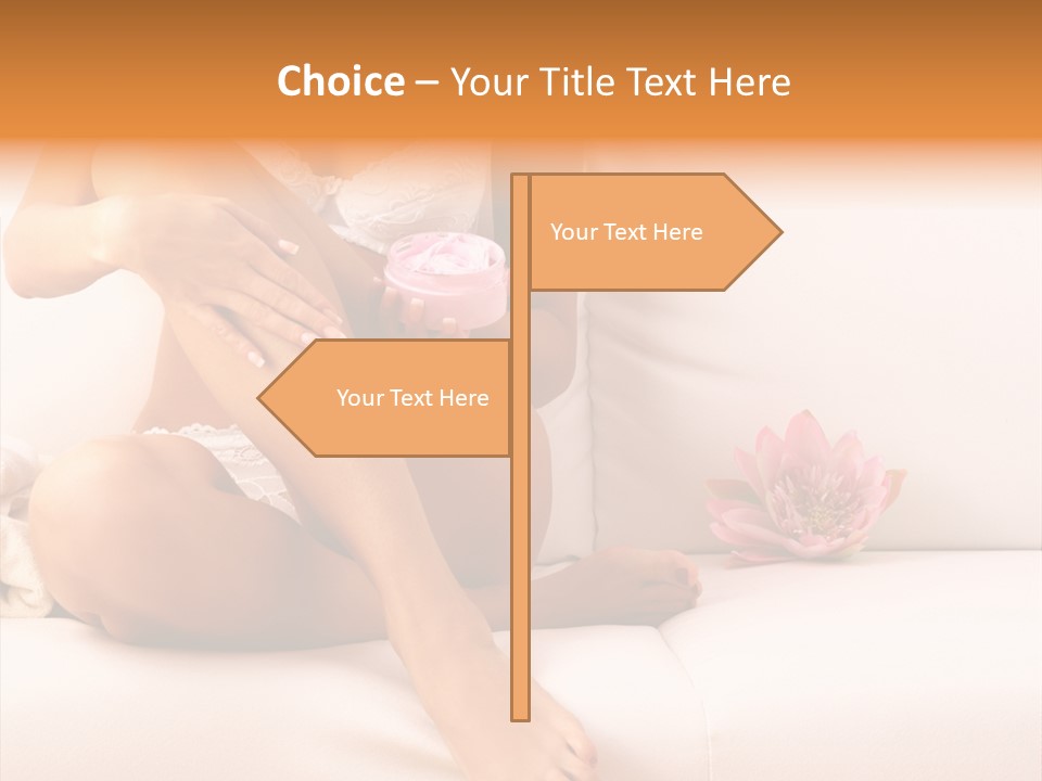 Body Care - Body Creme Application - Health And Beauty. Skin Care, Beauty Treatment PowerPoint Template