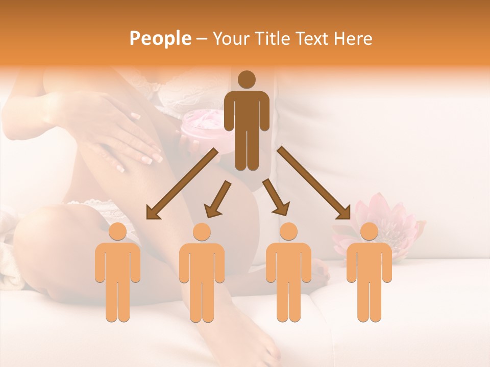 Body Care - Body Creme Application - Health And Beauty. Skin Care, Beauty Treatment PowerPoint Template