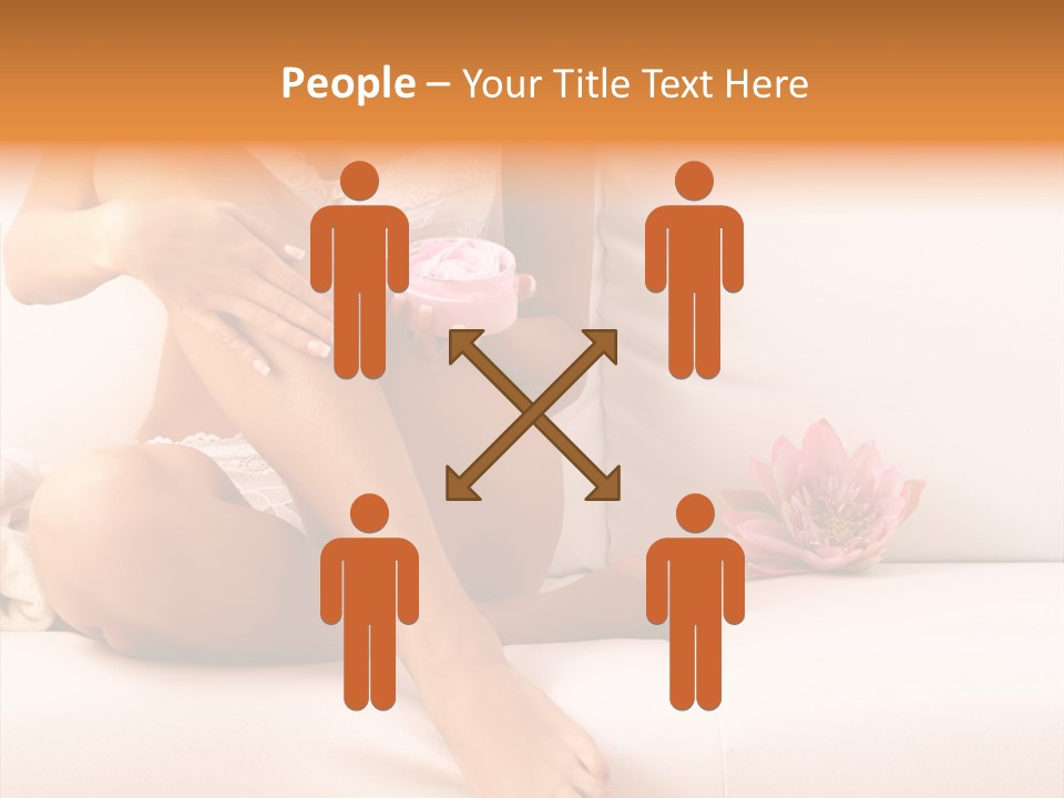 Body Care - Body Creme Application - Health And Beauty. Skin Care, Beauty Treatment PowerPoint Template