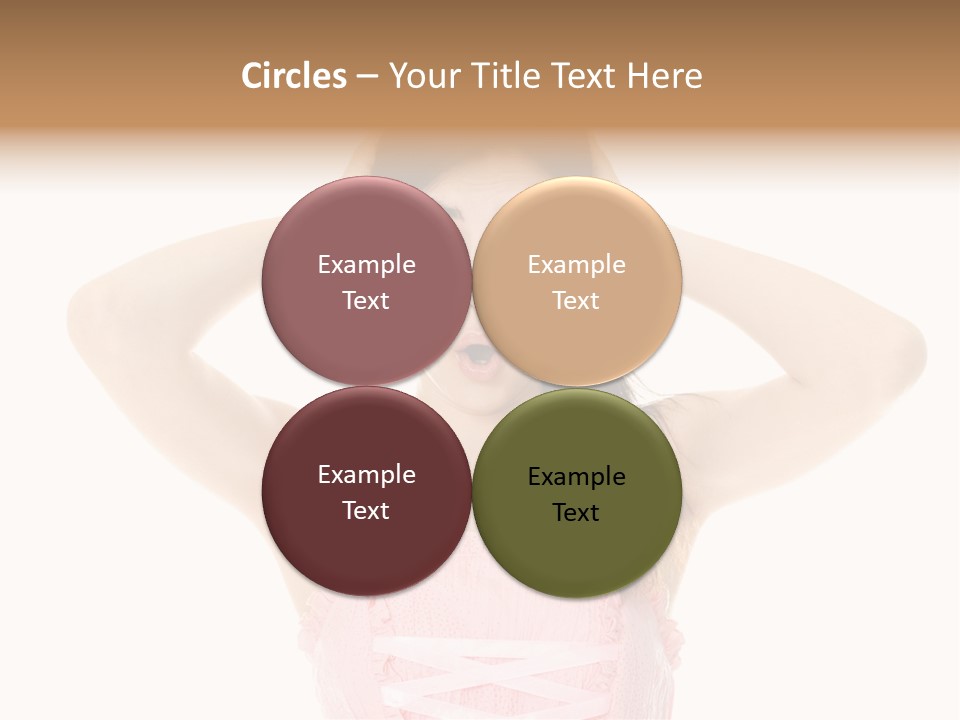 Brown Jersey Cow (10 Years Old) In Front Of A White Background PowerPoint Template