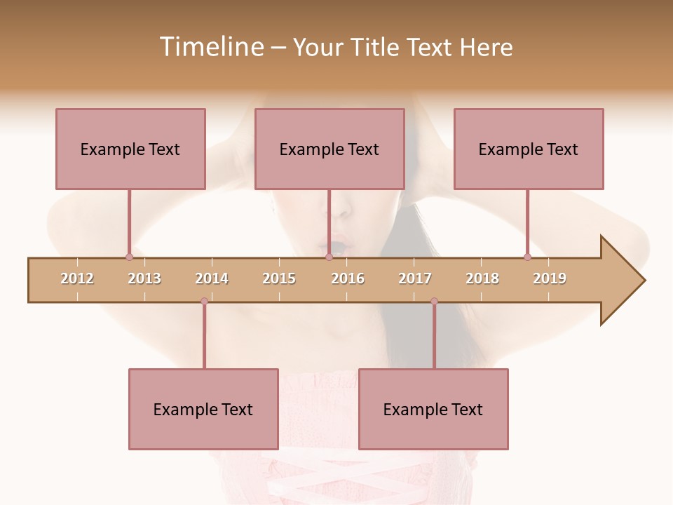 Brown Jersey Cow (10 Years Old) In Front Of A White Background PowerPoint Template