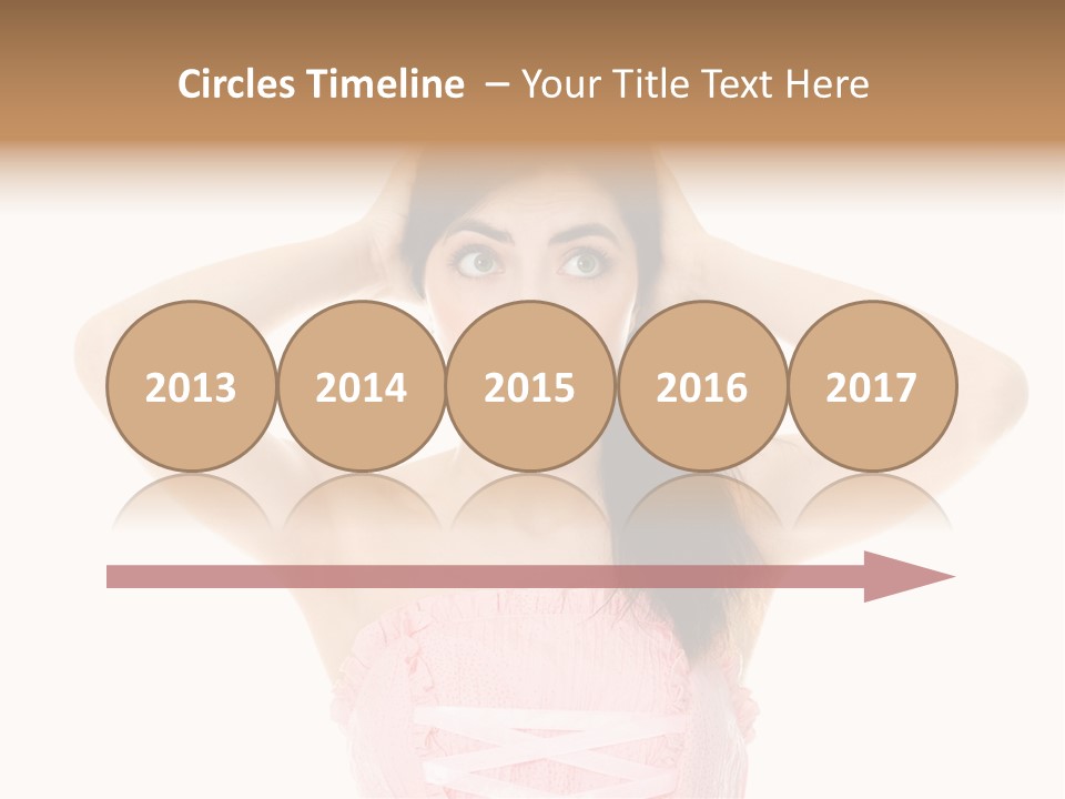 Brown Jersey Cow (10 Years Old) In Front Of A White Background PowerPoint Template