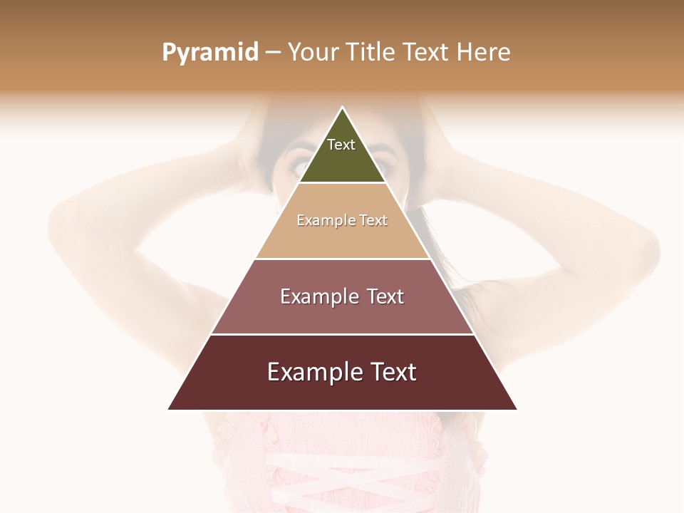 Brown Jersey Cow (10 Years Old) In Front Of A White Background PowerPoint Template